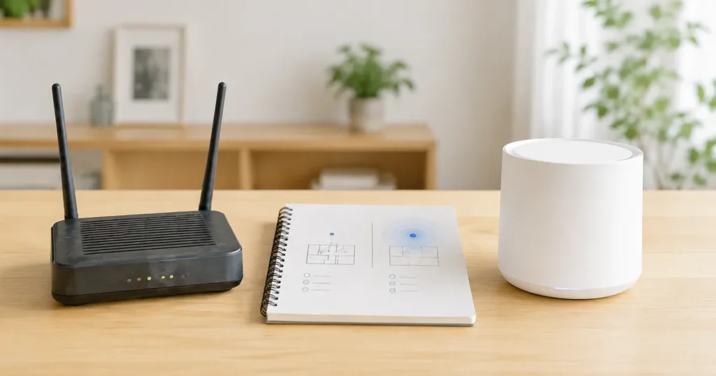 wifi-router-replacement-comparison 古いWi-Fiルーターと新しいルーターの買い替え比較